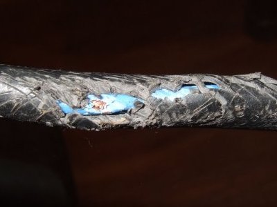 hazardous damage to cables